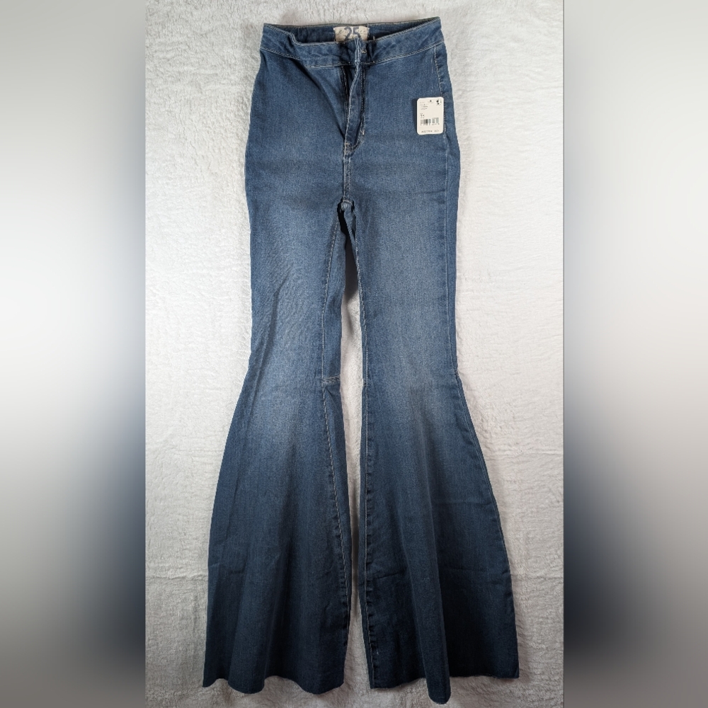 Free People Indigo Flare & Wide Leg Jeans